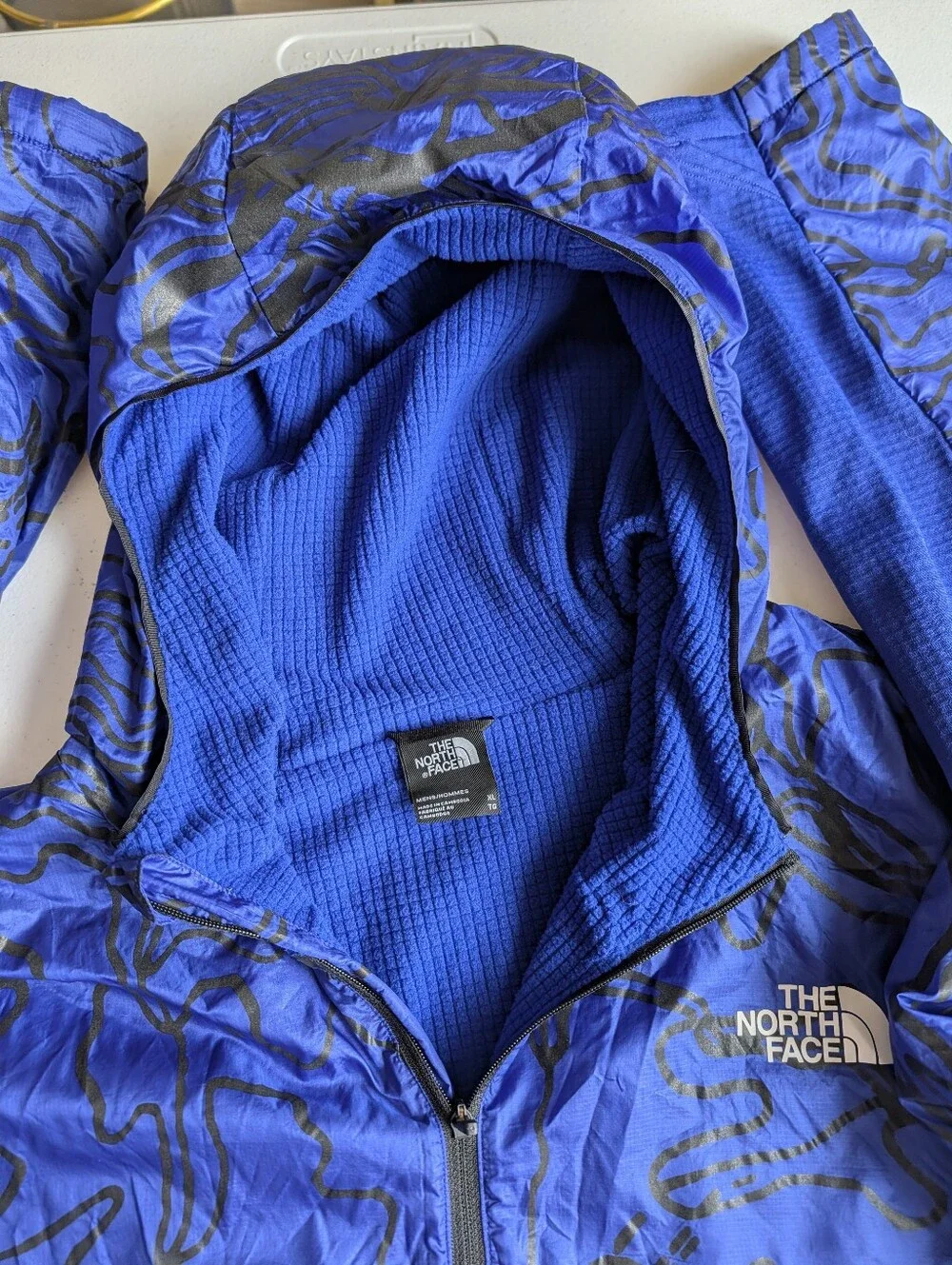 The North Face Jacket Mens XL Lapis Blue Half-Zip Windbreaker Pullover